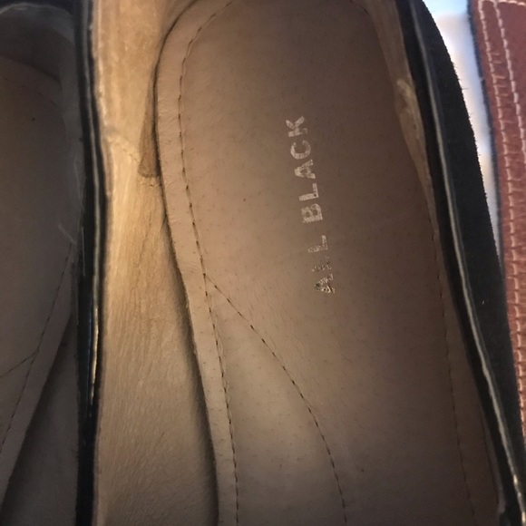 Pointy Toe Suede & Patent Leather Flats. - Picture 8 of 11